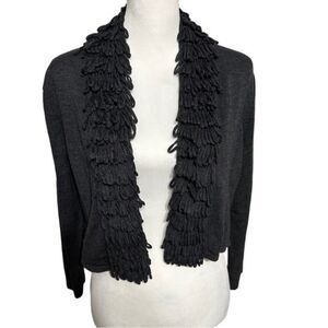 Calvin Klein Bolero Sweater Gray Sz S